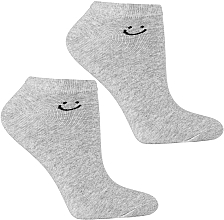 Düfte, Parfümerie und Kosmetik Kurze Damensocken CSD240-088 grau - Moraj