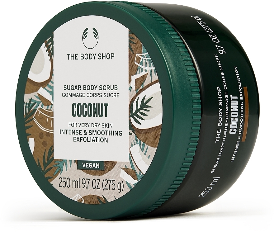 Körperpeeling mit Kokosnussöl für sehr trockene Haut - The Body Shop Coconut Exfoliating Cream Body Scrub — Bild N4