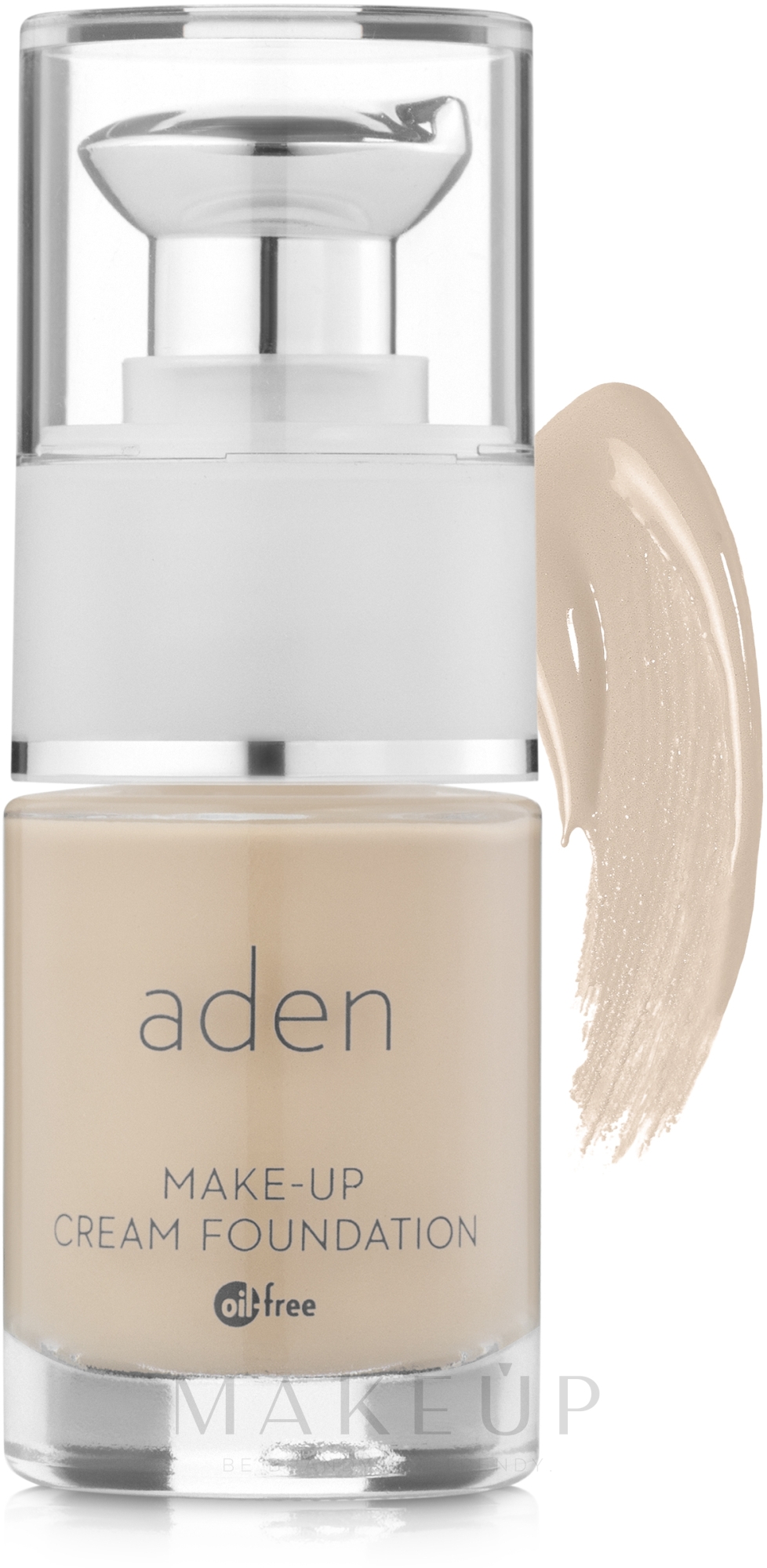 Foundation - Aden Cosmetics Cream Foundation — Bild 01 - Nude