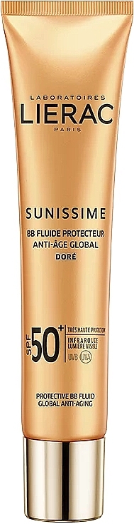 Anti-Aging Sonnenschutzfluid für das Gesicht LSF 50+ - Lierac Sunissime BB Fluide Protecteur — Bild N1