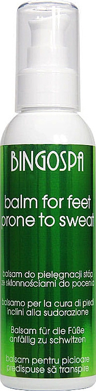 Balsam gegen Schweißfüße - BingoSpa Balm For Feet Prone To Sweat — Bild N1