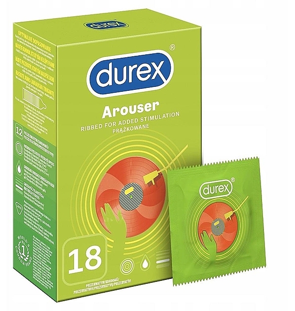 Gerippte Kondome 18 St. - Durex Arouser  — Bild N1