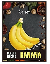 Düfte, Parfümerie und Kosmetik Feuchtigkeitsspendende Gesichtsmaske mit Banane - Quret Beauty Recipe Mask Banana Moisturizing