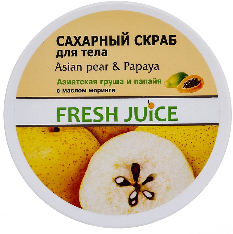 Zuckerpeeling für den Körper Asiatische Birne & Papaya - Fresh Juice Asian Pear & Papaya — Bild N1