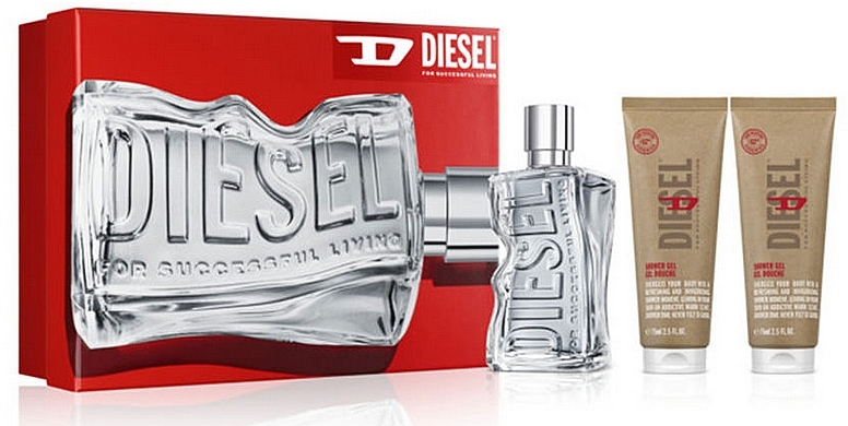 Duftset (Eau de Toilette /100 ml + Duschgel /75 ml + Duschgel /75 ml) - Diesel D By Diesel  — Bild N1