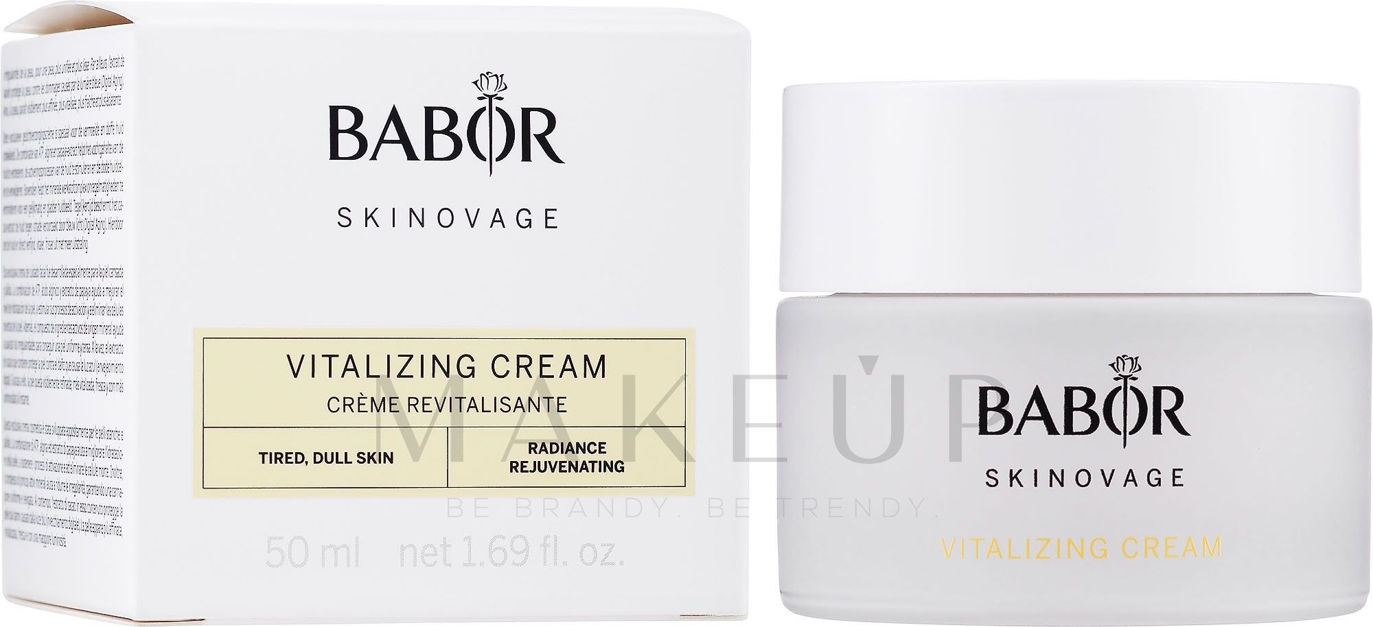 Gesichtspflegecreme zur Vitalisierung müder und fahler Haut - Babor Skinovage Vitalizing Cream — Bild 50 ml