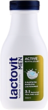 Düfte, Parfümerie und Kosmetik 3in1 Revitalisierendes Duschgel für Männer - Lactovit Men Active 3v1 Shower Gel
