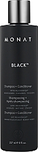 Düfte, Parfümerie und Kosmetik 2in1 Shampoo und Conditioner für Männer - Monat Black 2-In-1 Shampoo + Conditioner