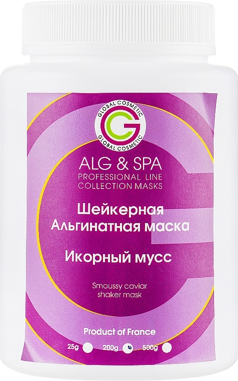 Shaker-Alginat-Maske Kaviar-Mousse - ALG & SPA Professional Line Collection Masks Smoussy Caviar Shaker Mask — Bild N7