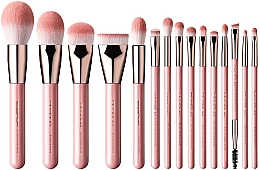Düfte, Parfümerie und Kosmetik Make-up Pinselset rosa 15 St. - Eigshow Jade Misty Rose Series