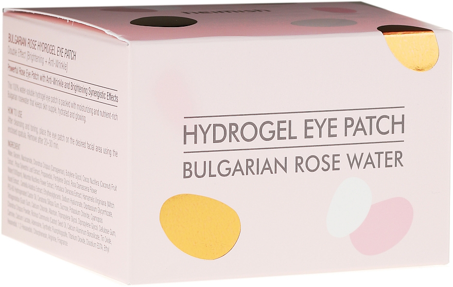 Hydrogel-Augenpatches mit bulgarischem Rosenwasser - Heimish Bulgarian Rose Hydrogel Eye Patch — Foto N2