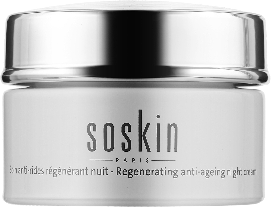 Regenerierende Anti-Aging-Nachtcreme für das Gesicht - Soskin Regenerating Anti Ageing Night Cream — Bild N2