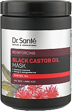 Regenerierende Haarmaske mit schwarzem Rizinusöl - Dr. Sante Black Castor Oil Mask — Bild N3