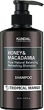 Düfte, Parfümerie und Kosmetik Feuchtigkeitsspendendes Haarshampoo mit Honig, Macadamia und Mangoduft - Kundal Honey & Macadamia Shampoo Tropical Mango