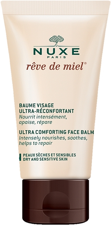 Intensiv pflegender Gesichtsbalsam für trockene und empfindliche Haut - Nuxe Reve de Miel Ultra Comforting Face Balm — Bild N1