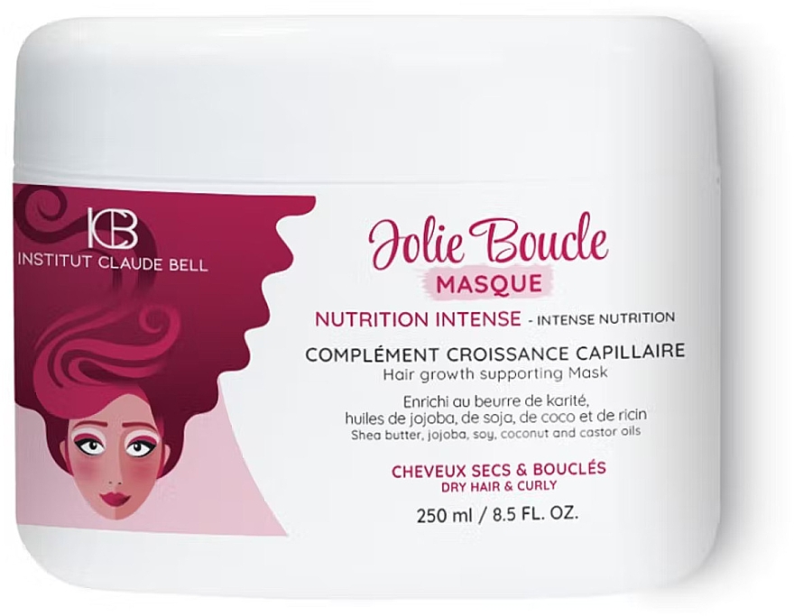 Intensiv pflegende Haarmaske - Institut Claude Bell Jolie Boucle Nutrition Intense Masque — Bild N1