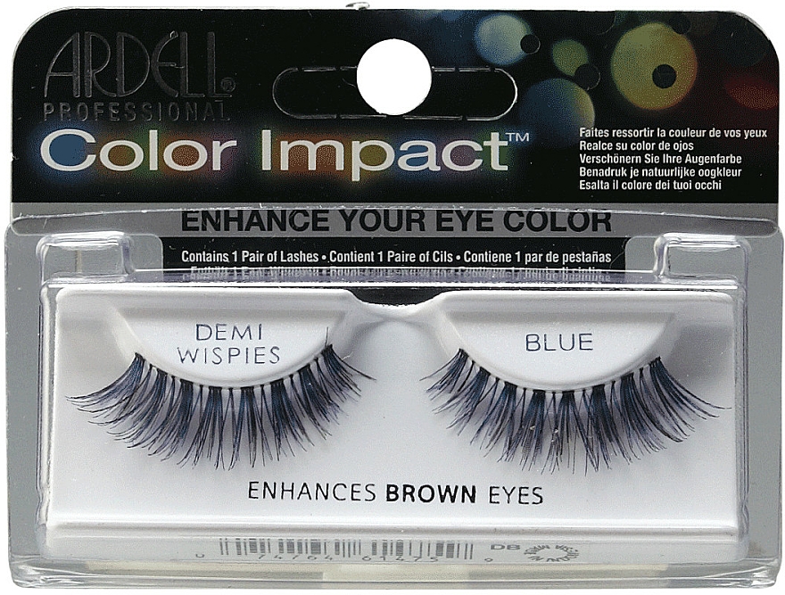 Künstliche Wimpern blau - Ardell Color Impact Demi Wispies Blue Eyelashes — Bild N1