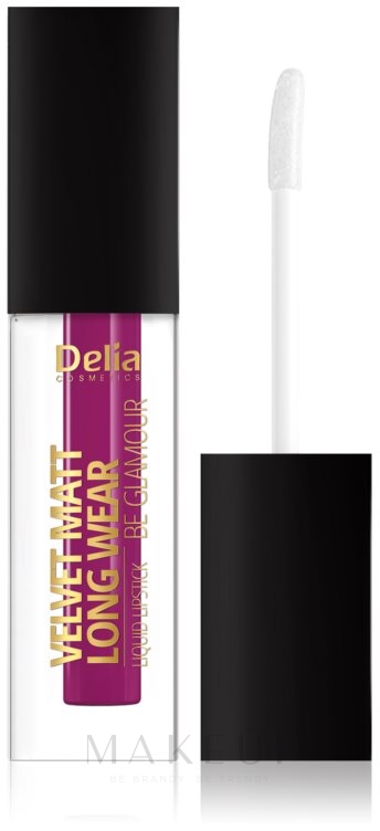 Flüssiger matter Lippenstift - Delia Velvet Matt Long Wear Be Glamour Liquid Lipstick — Bild 106 - Get It Butelka