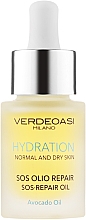 Düfte, Parfümerie und Kosmetik Reparierendes SOS Gesichtsöl für normale und trockene Haut mit Avocadoöl - Verdeoasi Sos Repair Oil