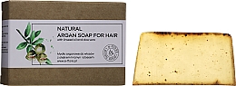 Festes Argan-Shampoo für das Haar mit Leinöl und Aloe Vera - E-Fiore Natural Argan Soap For Hair — Bild N3