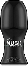 Avon Musk+ Metropolitano - Deo Roll-on Antitranspirant — Bild N1