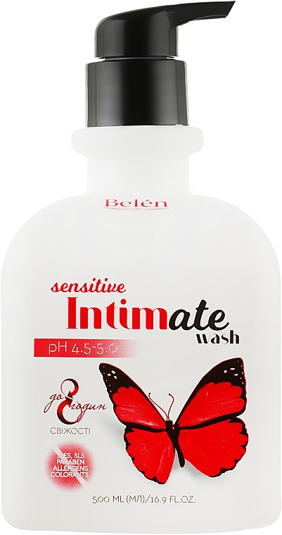 Gel für die Intimhygiene mit Spender - Belen Sensitive Intimate Wash — Bild N1