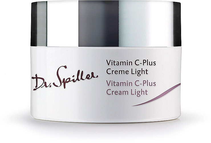 Feuchtigkeitsspendende leichte Anti-Aging Gesichtscreme mit Vitamin C - Dr. Spiller Vitamin C-Plus Cream Light — Bild N1