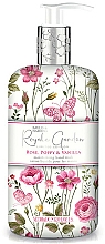 Düfte, Parfümerie und Kosmetik Flüssige Handseife Rose Poppy & Vanilla - Baylis & Harding Royale Garden Rose Poppy & Vanilla Hand Wash