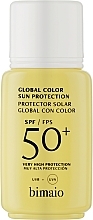 Sonnenschutzcreme für das Gesicht mit Matteffekt SPF 50+ - Bimaio Global Color Sun Protection — Bild N1