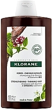 Düfte, Parfümerie und Kosmetik Stärkendes Shampoo gegen Haarausfall mit Chinin und Edelweiß - Klorane Force Tired Hair & Hair Loss Shampoo with Organic Quinine and Edelweiss