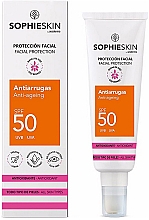 Sonnenschutzcreme für das Gesicht - Sophieskin Facial Protection Anti-ageing SPF50  — Bild N1