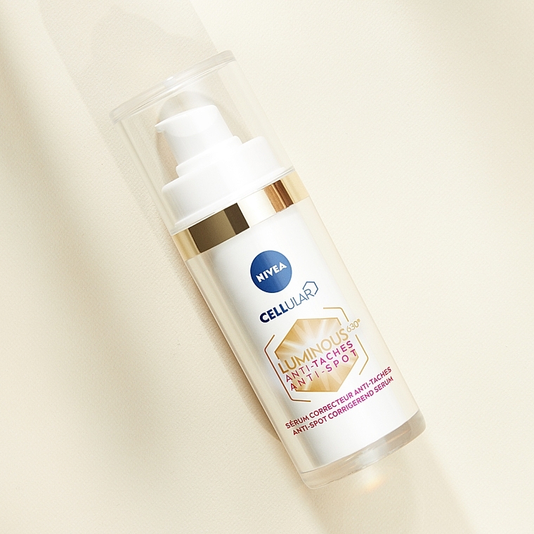 Gesichtspflegeset - Nivea Cellular Luminous630 Duopack (Gesichtsfluid 40ml + Gesichtsserum 30ml)  — Bild N1