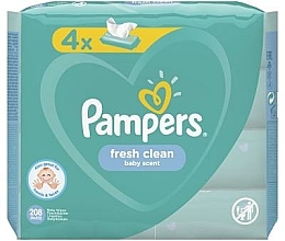 Düfte, Parfümerie und Kosmetik Feuchttücher für Kinder 4x52 St. - Pampers Natural Clean Wipes