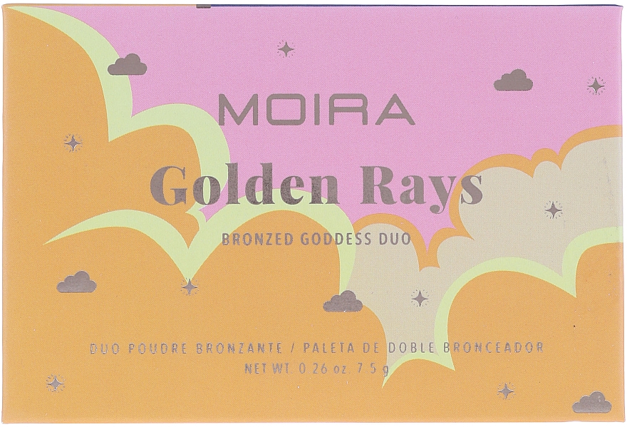 Gesichtsbronzer - Moira Golden Rays Bronzed Goddess Duo — Bild N2