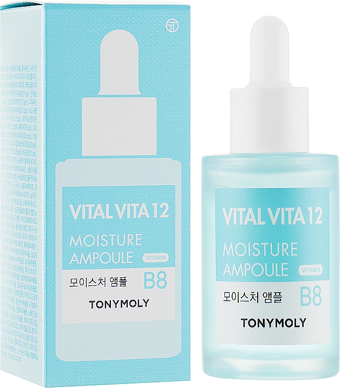 Feuchtigkeitsspendende Gesichtsessenz mit Vitamin B8 und Hyaluronsäure - Tony Moly Vital Vita 12 Moisture Ampoule — Bild N2