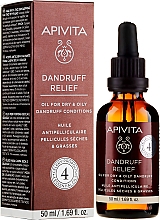 Düfte, Parfümerie und Kosmetik Anti-Schuppen Haaröl - Apivita Hair Loss Apivita Dandruff Relief Oil