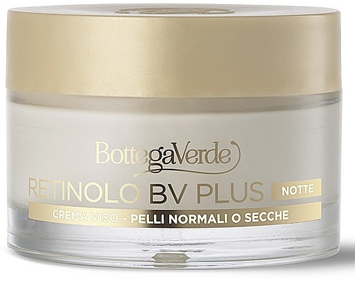 Anti-Ageing-Nachtcreme für trockene und normale Haut - Bottega Verde Retinolo BV Plus Night Cream — Bild N1