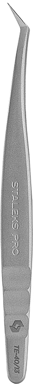 Pinzette für künstliche Wimpern TE-40/13 - Staleks Expert 40 Type 13 — Bild N1