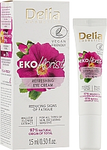 Erfrischende Augencreme - Delia Cosmetics Ekoflorist — Bild N2