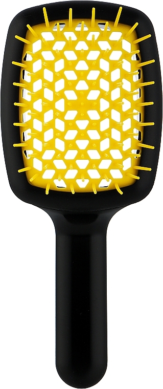 Haarbürste schwarz-gelb - Janeke CurvyM Extreme Volume Brush — Bild N1