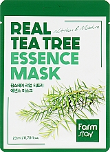 Tuchmaske für das Gesicht mit Teebaumextrakt - FarmStay Real Tea Tree Essence Mask — Bild N1
