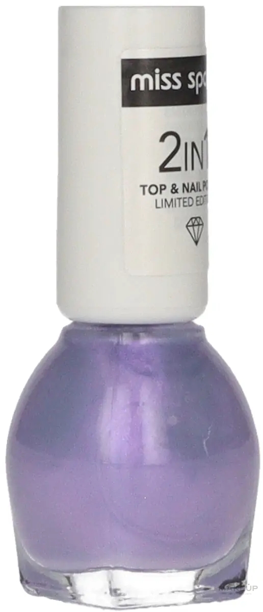 Nagellack - Miss Sporty 2In1 Top & Nail Polish Limited Edition — Bild 02