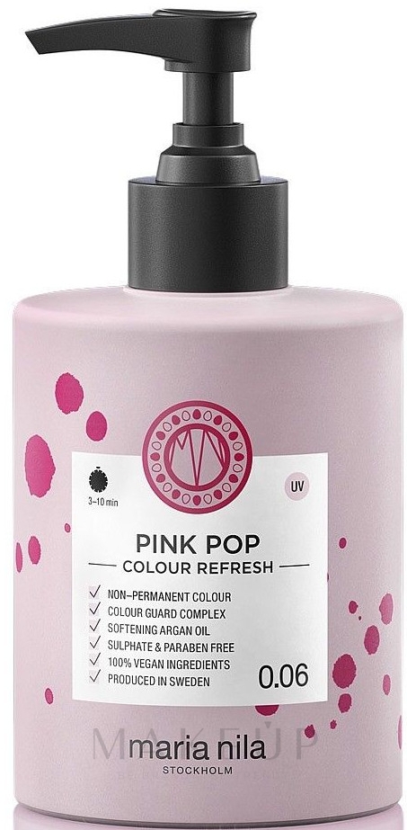 Tönungsmaske - Maria Nila Colour Refresh Mask — Bild 0.06 - Pink Pop