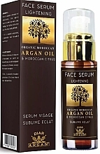 Aufhellendes Gesichtsserum Arganöl und Eisenkraut - Diar Argan Lightening Face Serum With Argan Oil & Maroccan Citrus — Bild N1
