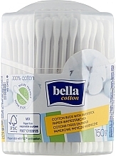 Düfte, Parfümerie und Kosmetik Wattestäbchen auf Papierbasis 150 St. - Bella Cotton Buds With Paper Stick