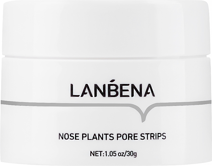 Lanbena Nose Plants Pore Strips - Reinigende Nasenmaske gegen Mitesser mit Hyaluronsäure und Aloe-Extrakt