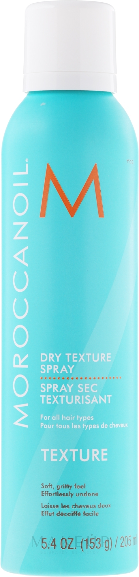 Trockenes Haarspray für dauerhaften Halt mit Arganöl - Moroccanoil Dry Texture Spray — Bild 205 ml