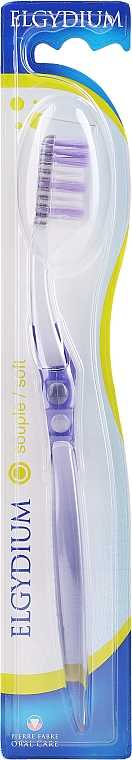Zahnbürste weich Inter-Active lila - Elgydium Inter-Active Soft Toothbrush — Bild N1