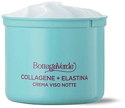 Nachtcreme für Gesicht - Bottega Verde Collagen + Elastine Night Face Cream Refill  — Bild N1