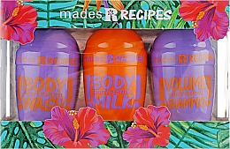 Düfte, Parfümerie und Kosmetik Körperpflegeset - Mades Cosmetics Recipes (Shampoo 100ml + Duschgel 100ml + Körpermilch 100ml)